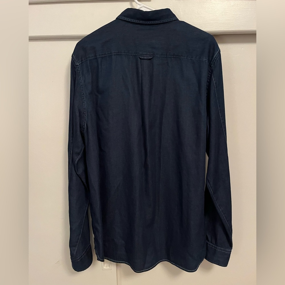 NWOT Scotch and Soda | Denim button-down dress shirt - Picture 7 of 10
